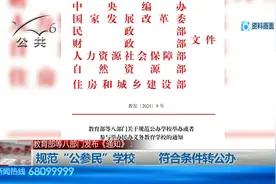 教育部：这类民办学校转公视频封面