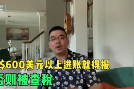 $600美元以上进账就得报 否则被查税视频封面