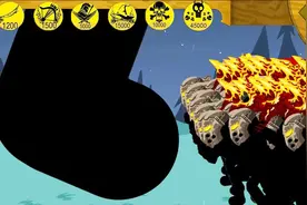 火柴人战争遗产：变大的狮鹫大帝太强了，一招瞬秒新皮肤勇士！