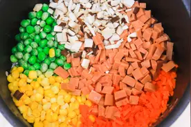 厨师长教你米饭新吃法，丰富食材一锅焖，全程不放油，鲜香美味