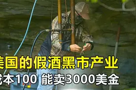 美国最混乱的假酒黑市，100美元的原材料，酿造后能卖3000美金视频封面