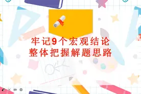 2022年高考政治牢记9个宏观结论整体把握解题思路.视频封面
