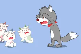 搞笑视频：地铁上有三只小羊和大灰狼，为什么狼不吃羊呢？视频封面