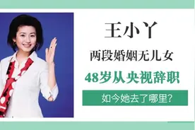 王小丫两段婚姻无儿无女，48岁央视辞职后去哪了？央视主持人访谈视频封面