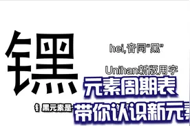 𬭶元素：密度最大的元素【认识元素周期表中的元素】视频封面