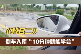 驾考科目二：倒车入库傻瓜式点位操作技巧，新手10分钟就能学会