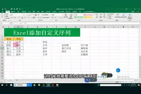 Excel添加自定义序列视频封面