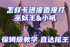 【小软】如何卡巫妖王&小吼进度？保姆级教学！直接打尾王真香！视频封面