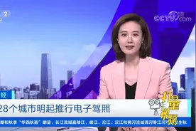 28个城市明起推行电子驾照|天下财经视频封面