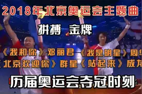 【有一块金牌叫拼搏】历届奥运会主题曲，回顾2018北京开幕式盛况视频封面