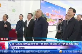 海东市党政代表团考察兰州新区视频封面