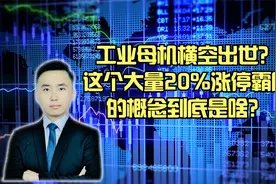 工业母机横空出世？这个大量20%涨停霸屏的概念到底是啥？视频封面