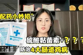 配药妙招：硫酸黏菌素3种用药方式，抑菌杀菌，防治鸡场4大肠道病视频封面