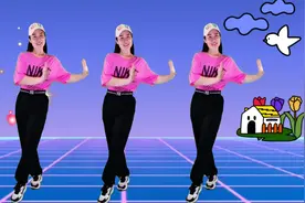 简单好学的广场舞《哈喽哈喽》甜美小情歌配上轻快好看的步子舞