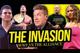 【摔哥解说】儿子闺女联手虐亲爹！WCW入侵WWF大型叛乱剧情！