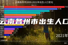 云南各州市2000-2021年出生人口变化视频封面