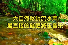 60分钟大自然水声催眠曲深度睡眠，值得收藏的枕边曲，快速入睡视频封面