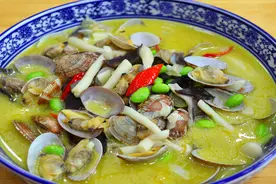 川菜师傅教你三鲜花蛤，荤素搭配营养健康，吃起来更是鲜美又可口