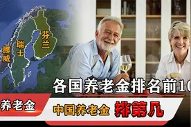 世界各国养老金排行前10名，哪个国家养老金最高，我国排在第几？视频封面