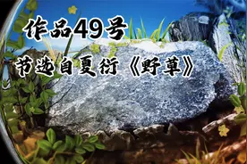 普通话水平测试作品49号节选自夏衍《野草》诵读/珍妮视频封面
