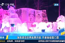 流光溢彩，筑梦幻冰雪世界！长春净月雪世界夜景及沿途灯光秀开放视频封面