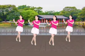 32步广场舞《烟花三月下扬州》经典老歌，歌醉舞美