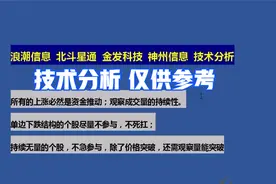 浪潮信息 北斗星通 金发科技 神州信息 技术分析 仅供参考视频封面