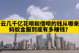 马云几千亿花呗和借呗的钱从哪来？蚂蚁金服到底有多赚钱？视频封面