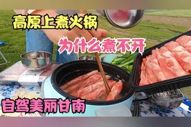 自驾比亚迪宋PLUSDMI游甘南，在高原上煮火锅，为什么煮不开