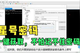 星号密码一键查看，不怕记不住密码！视频封面