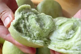 春天用艾草做千层馒头，馒头做出呛面千层窍门#春日限定美食#视频封面