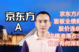 京东方A 面板业绩新高 股价连续3次精准落在5.57 背后有何深意？视频封面