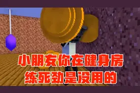 我的世界：我说，小朋友你在健身房练死劲是没用的，他说有用