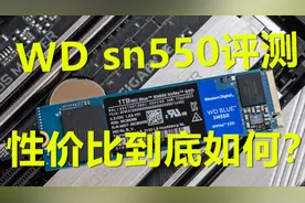 【电脑评测】西数sn550 1t固态到底是香还是臭？测试一下就知道视频封面