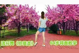 6月最火舞蹈《你莫走》完整版背面教学来袭，收藏学起来