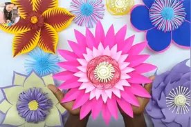 宝宝学折纸：太漂亮了！100种花的折法大全图解，简单折纸大全！