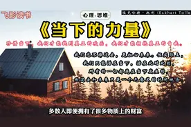 《当下的力量》：珍惜当下，我们才能找到欢乐，拥抱真正的自我。