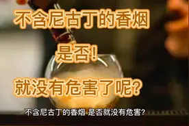 不含尼古丁的香烟，是否就没有危害呢？@DOU+小助手视频封面