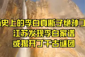 历史上的李白真断子绝孙了？江苏发现李白家谱，或揭开了千古谜团视频封面