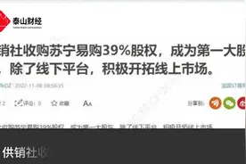 供销社收购苏宁股权传闻不实视频封面