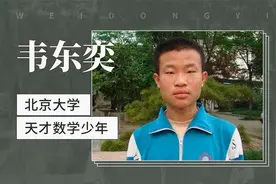 北京大学天才数学少年——韦东奕视频封面