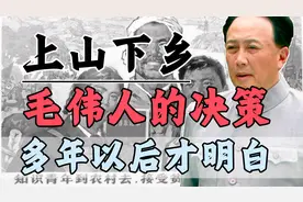 伟人当年为何让知青上山下乡？多年以后，才明白他的英明远见！