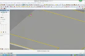 alphacam模压门设计排版雕刻刀路视频 3D5轴刨花机讲解