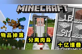 我的世界：能叠加十亿个方块的堆叠模组！还有灵魂分离装置！视频封面