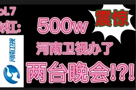 Vol7杂杠：500w河南卫视办了两台晚会！？！视频封面