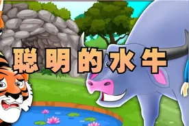 聪明的水牛，儿童童话故事大全，睡前故事，童谣故事，格林童话！视频封面