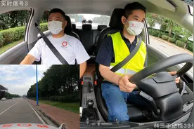 科目三模拟考试现场，80后学员第一把挂了，第二把补考能过吗视频封面
