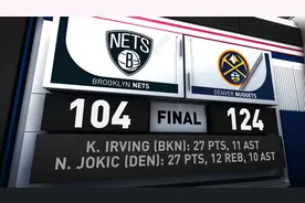 NBA全场集锦：篮网104-124掘金 约老师三双！掘金主场送篮网8连败视频封面
