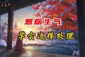 遇到惹你生气的人别生气，学会这样处理，比翻脸有用聪明人的做法