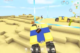 迷你世界：在沙漠上制作越野车开，简直太刺激了